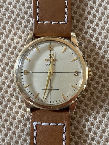 Omega geneve 9ct gold 1955 - , gold.