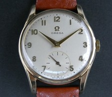 Vintage Omega manual wind 9ct