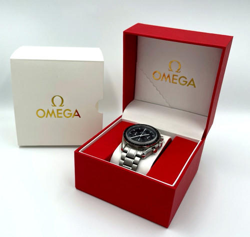 Omega watch box red - box,